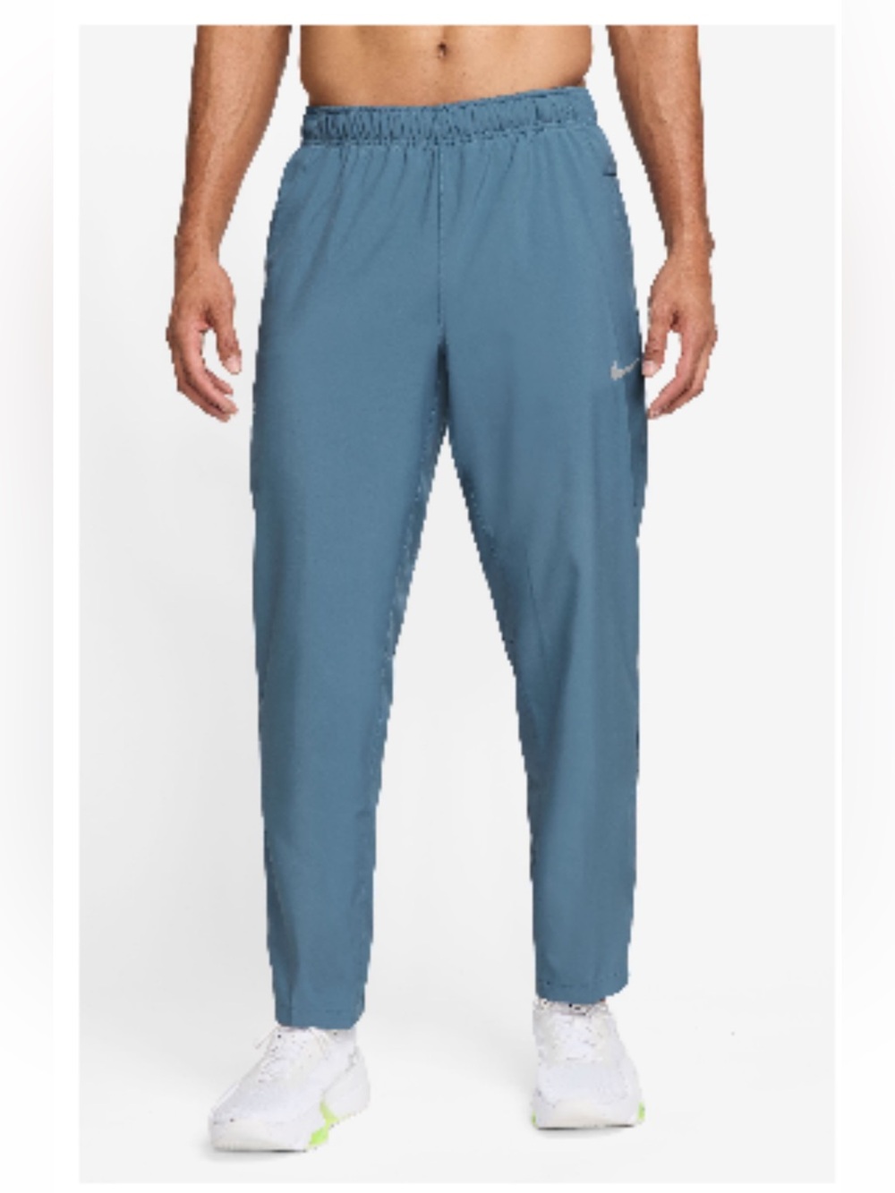 Nike Men's Light Blue Elastic-Waist Joggers
